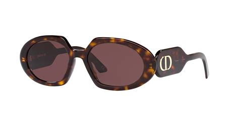 DIOR DiorBobby R2U 54 Red & Tortoise Sunglasses .